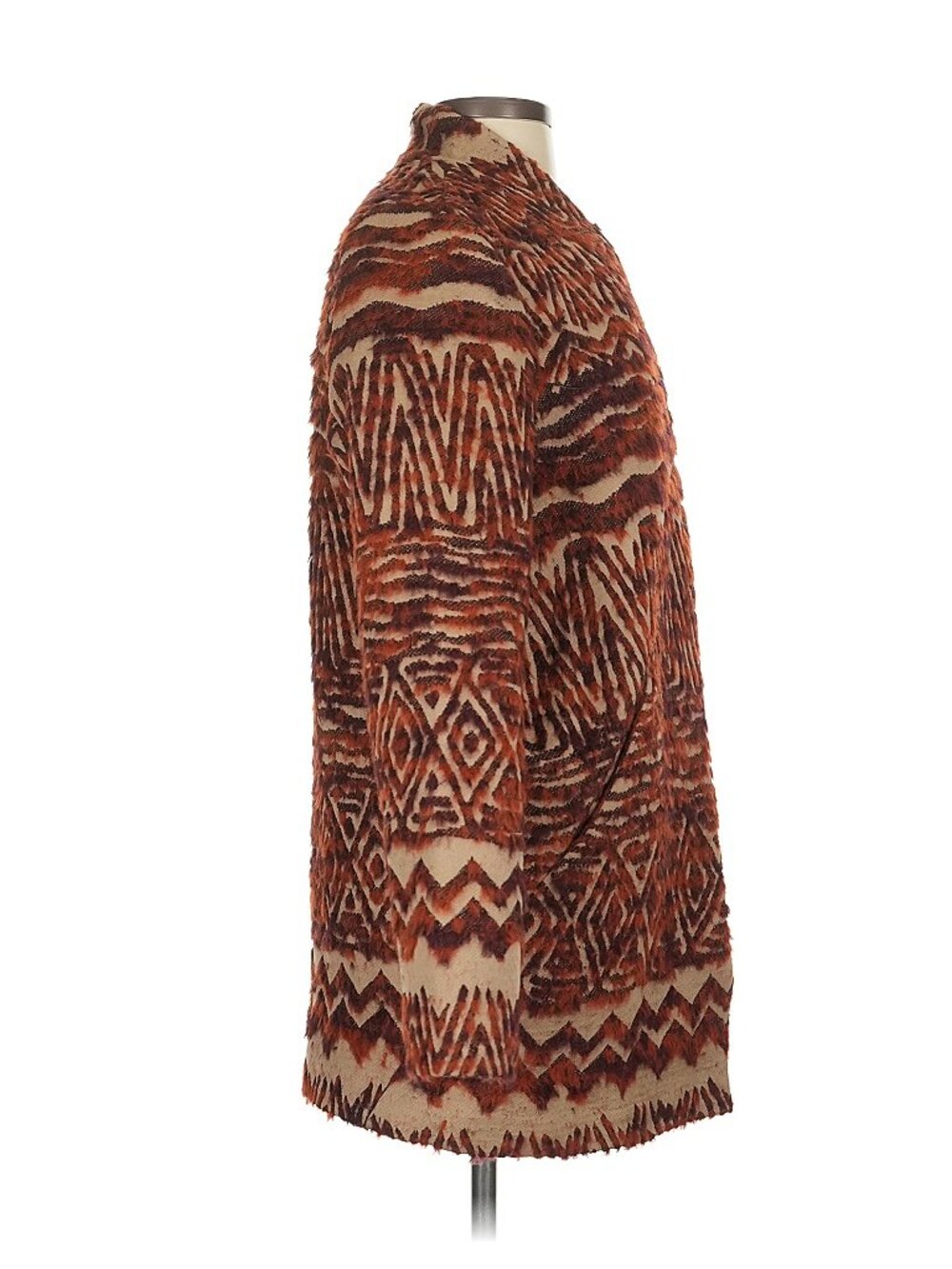 Free People Henna Tribal Pattern Coat Small Jacket Coachella Festival Boho Aztec - Picture 4 of 9